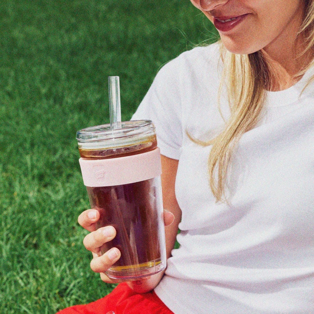 Cold Cup Longplay Boba - 16oz | Pink Pashmak